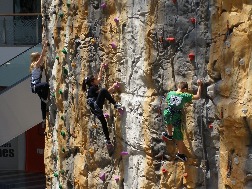 Climbing Wall "To the top" in Mall Plaza Plovdiv